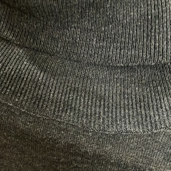 Zara turtle neck knit charcoal grey top - Picture 9 of 11
